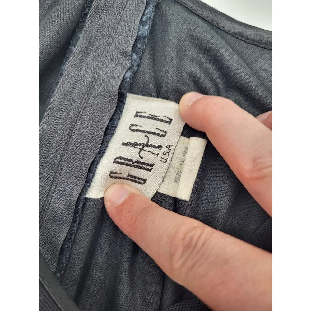 VTG GRACE USA Women's M Burnout Velvet Sleeveless Dress Prom Whimsigoth Fairy - Picture 4 of 9